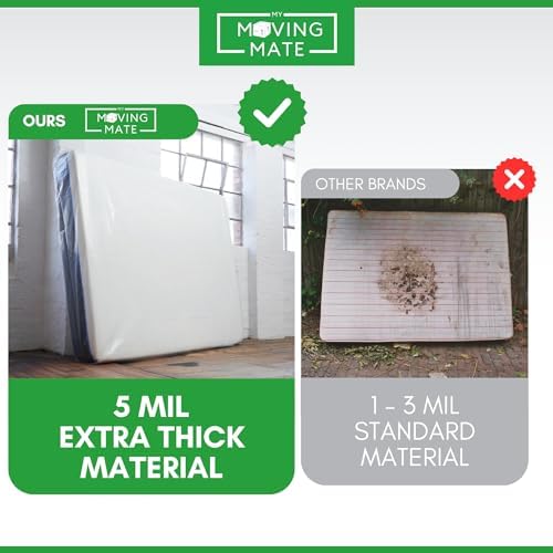 Queen Mattress Bag for Moving - Heavy Duty Reusable Tearproof