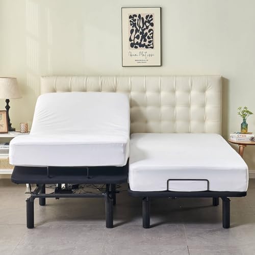Kingnex Waterproof Split King Mattress Protector