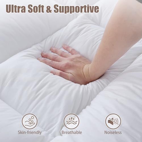 WhatsBedding 4 Inch Queen Memory Foam Mattress Topper