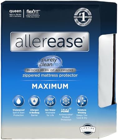 AllerEase Queen Zippered Mattress Protector