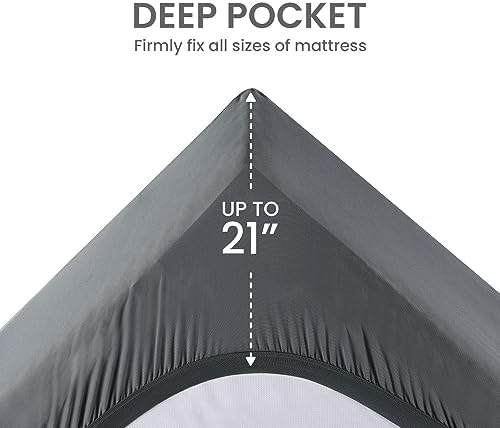 SLEEP ZONE King Mattress Topper with Cooling Technology