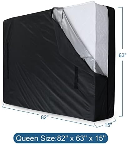 Heavy Duty Queen Mattress Bag with 4 Handles and Waterproof Cover