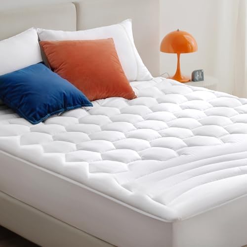 Bedsure King Mattress Pad - Quilted 78x80 Inches Protector