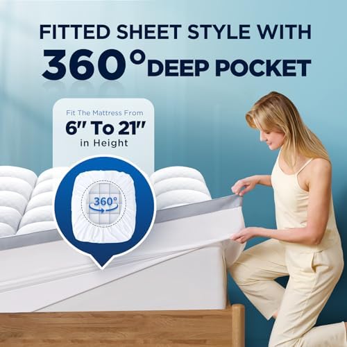 Premium Memory Foam Mattress Topper Queen Size 2 Inch Plush