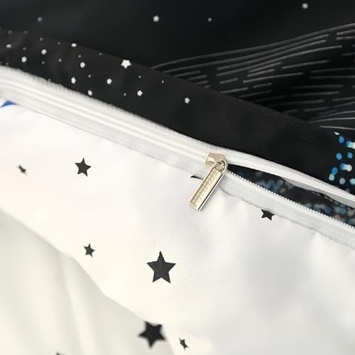 SDY 3PCS Star Duvet Cover Set Twin Size