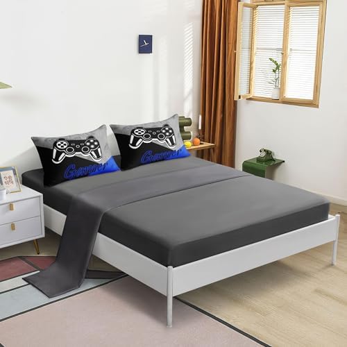 ZJian HOME 5-Piece Gaming Bedding Set Twin Size