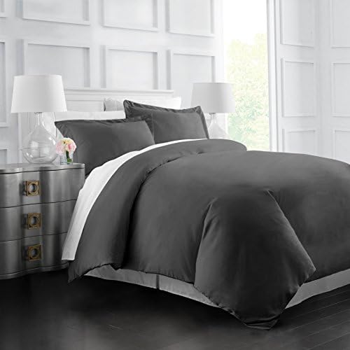 Italian Luxury Soft Brushed 1500 Series Duvet Cover Set Gray