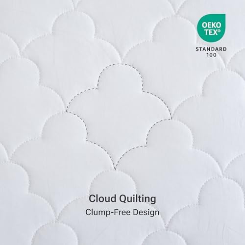 Sleep Philosophy Queen Mattress Pad - Cotton Breathable Protector