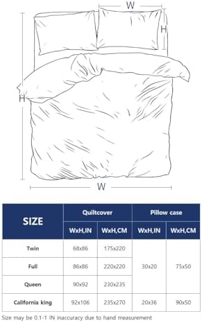 LooPoP Cow Print Duvet Cover Set 3 Piece