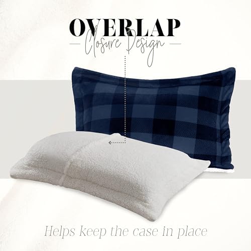 Elegant Comfort 3-Piece Buffalo Plaid Comforter Set