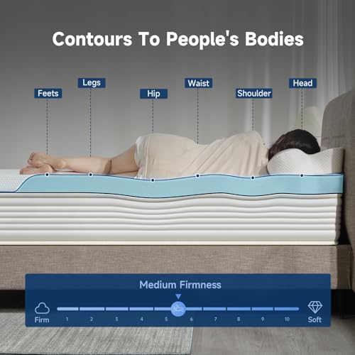 Z-hom 3 Inch Cooling Gel Mattress Topper