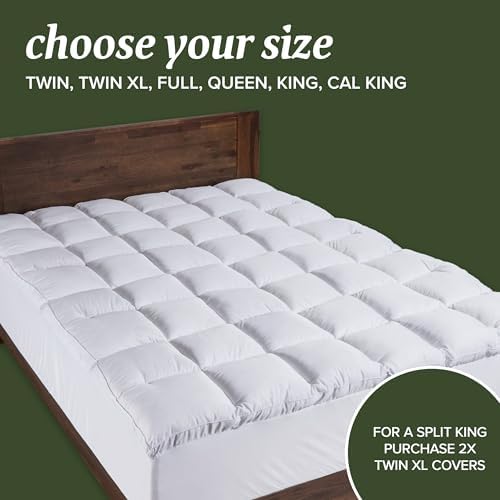 Beckham Hotel Collection King Size Mattress Pad with Protector