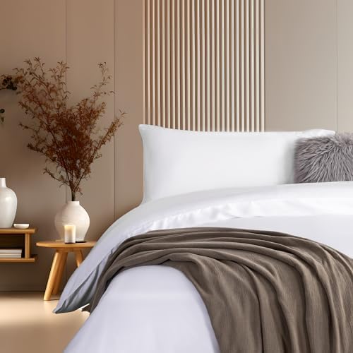 ALPHA HOME Queen Duvet Cover Set Tencel Lyocell