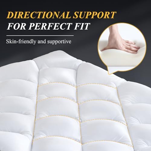DOWNCOOL 3 Inch Queen Mattress Topper 1