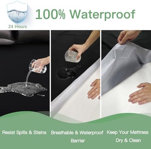 Sufdari Waterproof Mattress Protector Queen Size