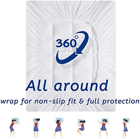 MATBEBY Queen Mattress Topper for Back Pain