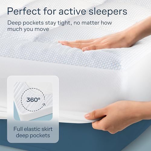 Niagara Cooling Queen Mattress Topper - 54x75 Deep Pocket