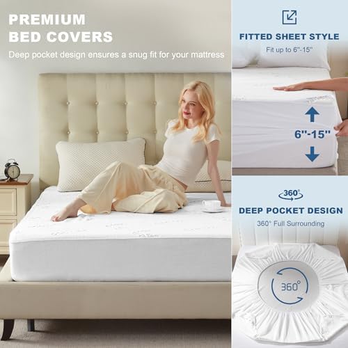 BEDLORE Twin XL Waterproof Mattress Protector