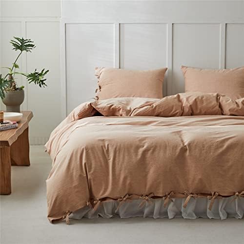 BISELINA Washed Cotton Duvet Cover Set 3pcs