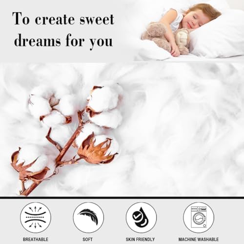 Feelyou King Size Duvet Cover Set with Hummingbird Flowers