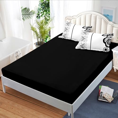 4 Piece Soft All-Season Duvet Cover Set In A Bag