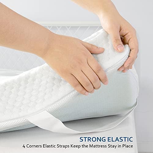 Moonsea Twin XL Mattress Topper Cover 3-4 Inch