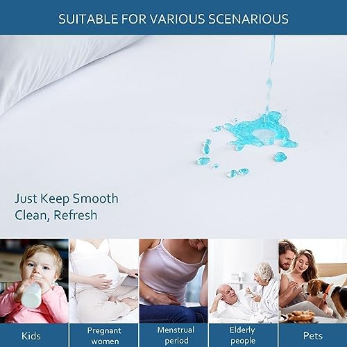 Moonsea Waterproof Mattress Protector Twin Size 1