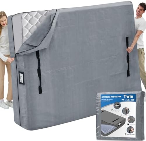 BETU Twin Mattress Cover with 8 Handles and Zipper
