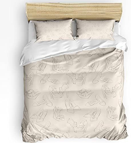 LooPoP Valentine Duvet Set 3-Piece California King