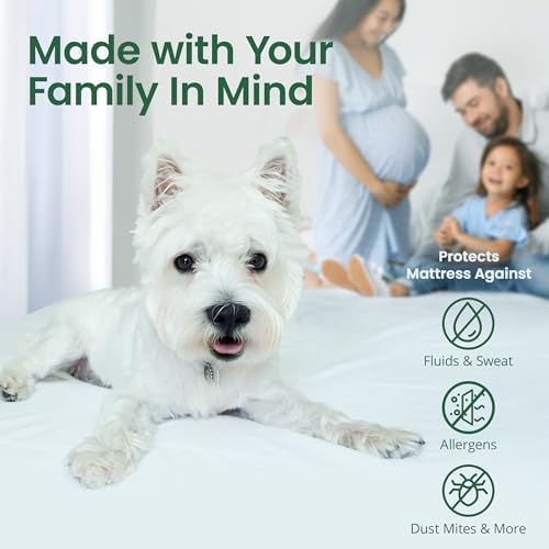 SafeRest Sleepure Waterproof Mattress Protector Full Size 1