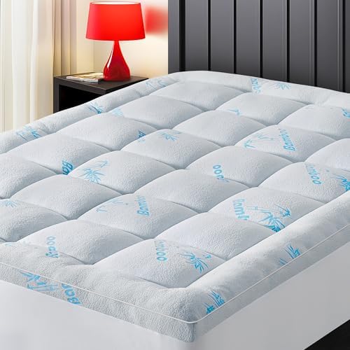 Bamboo Viscose Mattress Topper Full Size 8-21 Deep Pocket