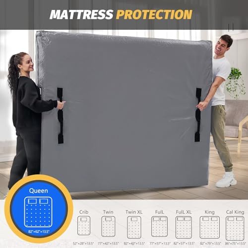 BETU Twin Mattress Cover with 8 Handles and Zipper