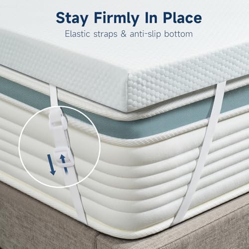 Z-hom 3 Inch Cooling Gel Mattress Topper