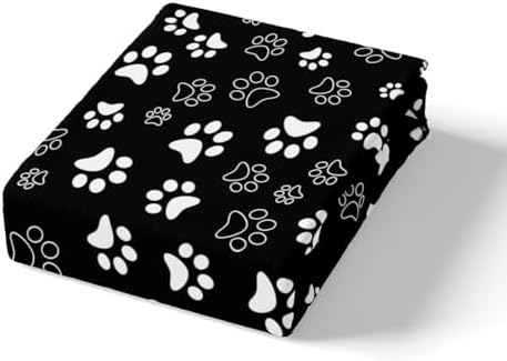 Manfei Dog Paw Print Duvet Cover Set