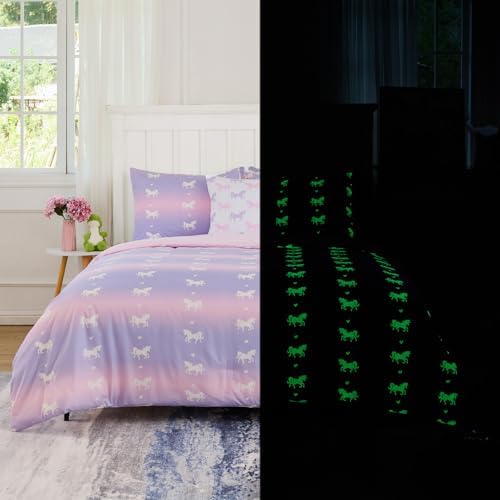 Cokouchyi Glow-in-the-Dark Comforter Set for Kids 1
