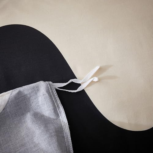 MeuNic Cotton Duvet Cover Set with Geometric Pattern