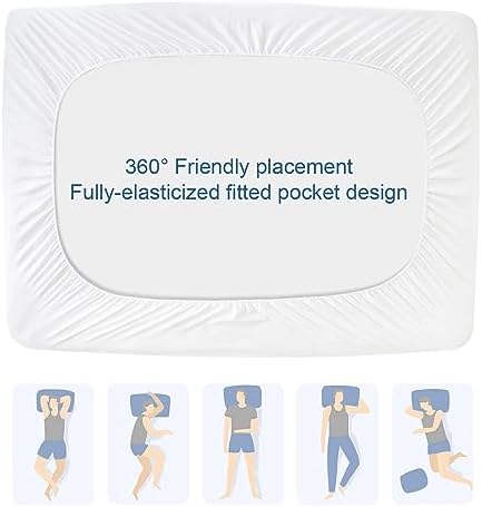 SPRINGSPIRIT Queen Mattress Protector Waterproof Quilted