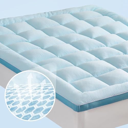 BEDELITE Ultra Cooling Queen Mattress Topper with Deep Pocket