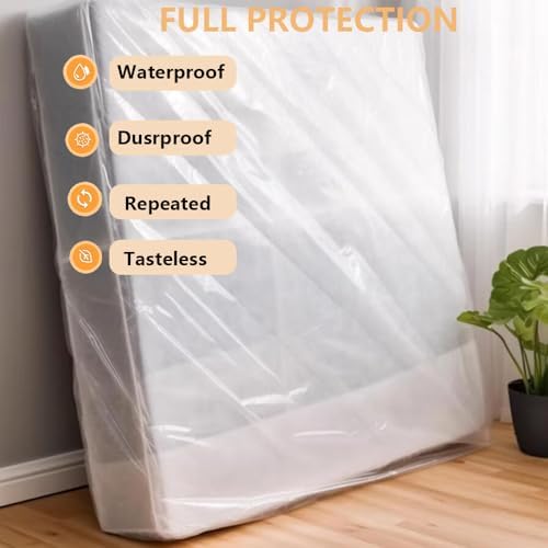 Zangboer Mattress Bags Twin Full 1 Pack Waterproof Storage Protector
