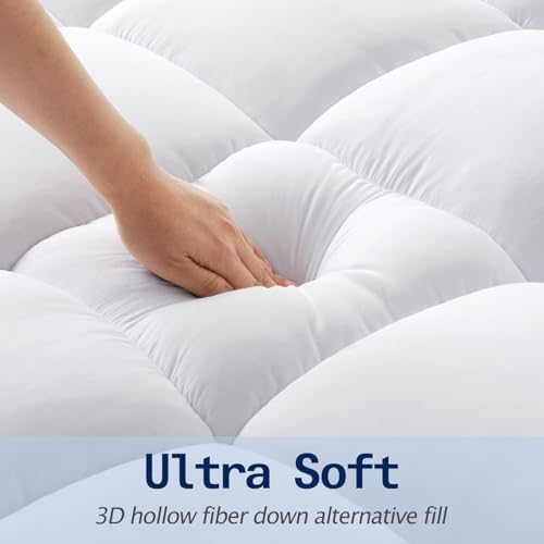 SOPAT Queen Mattress Topper Extra Thick 3D Fill