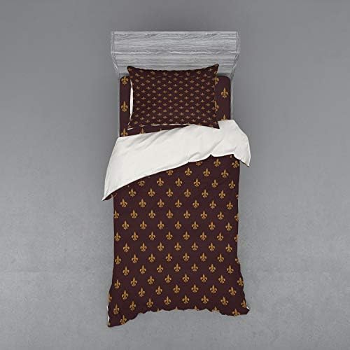 Ambesonne Fleur De Lis Duvet Cover Set Twin Size