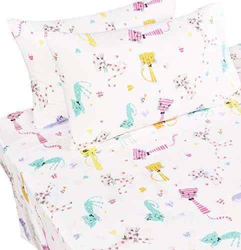 Scientific Sleep Kitty Cats Sheet Set for Kids
