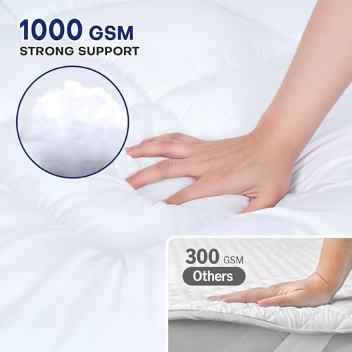 Vipfree Twin XL 4 Inch Dual Layer Mattress Topper