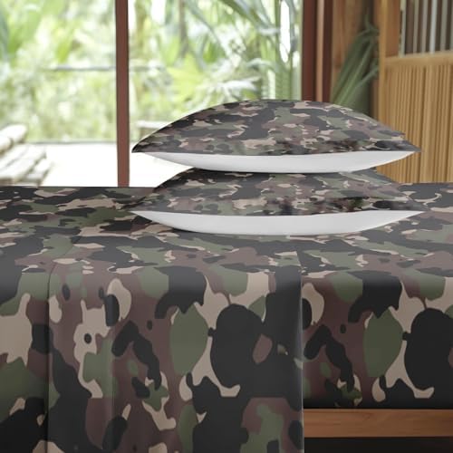 Pamnest Full Size Bed Sheet Set Camouflage