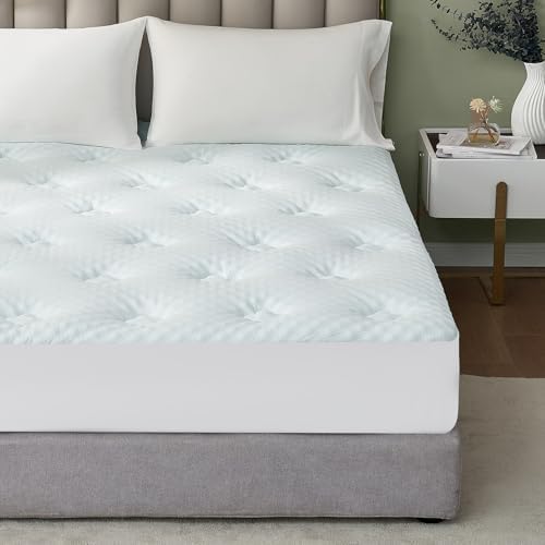 Hansleep Queen Mattress Toppers for Back Pain Relief