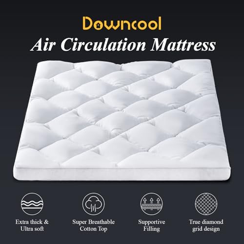DOWNCOOL 3 Inch Queen Mattress Topper 1