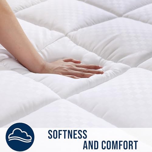 OLANLY Queen Mattress Pad with Cooling Comfort and Deep Pocket Fit