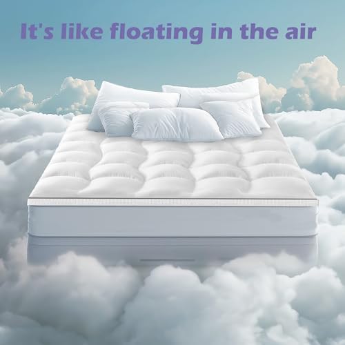 WhatsBedding Memory Foam Mattress Topper Full