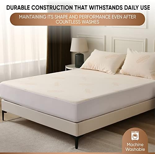 Mattshield Original Waterproof Organic Mattress Protector Queen Size