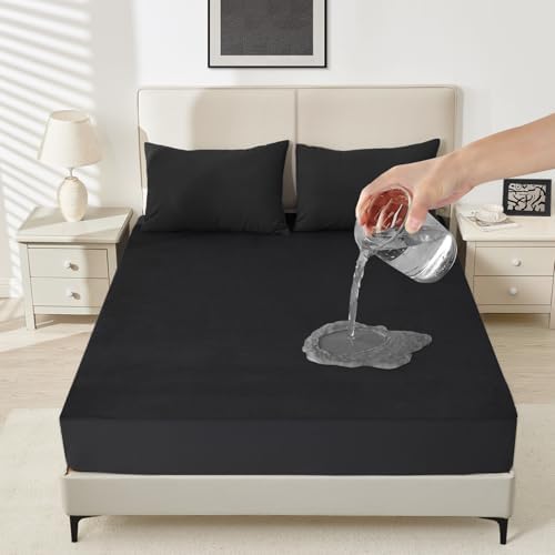 Sufdari Waterproof Mattress Protector Queen Size